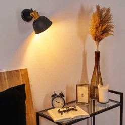 Applique Murale Blackburn Noir, 1 Lumiere