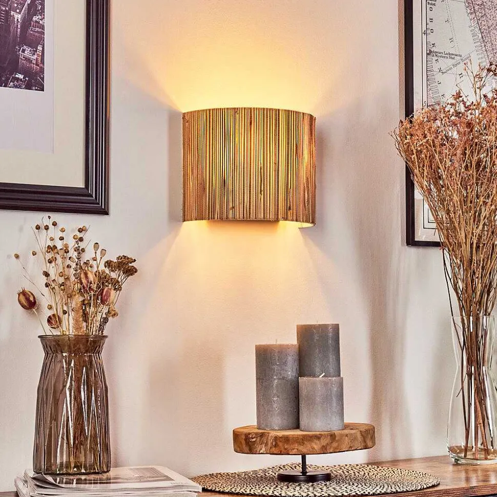 Applique Murale Bongal Noir, 2 Lumieres