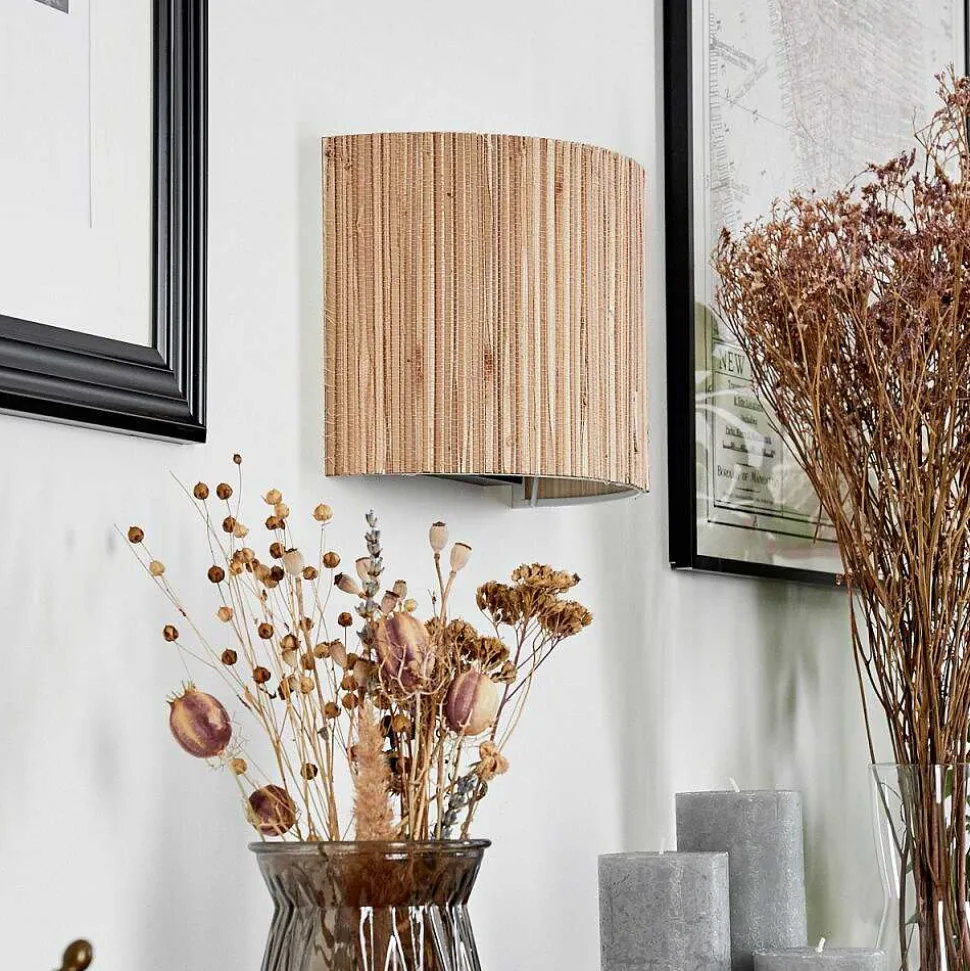 Applique Murale Bongal Noir, 2 Lumieres