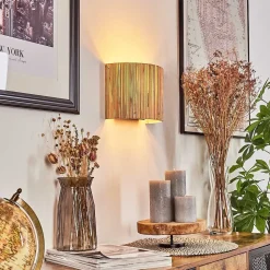 Applique Murale Bongal Noir, 2 Lumieres