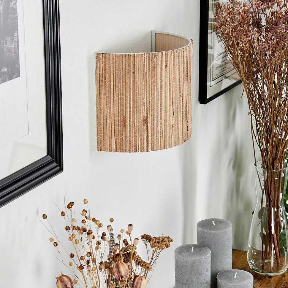 Applique Murale Bongal Noir, 2 Lumieres