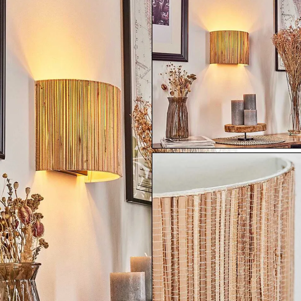 Applique Murale Bongal Noir, 2 Lumieres