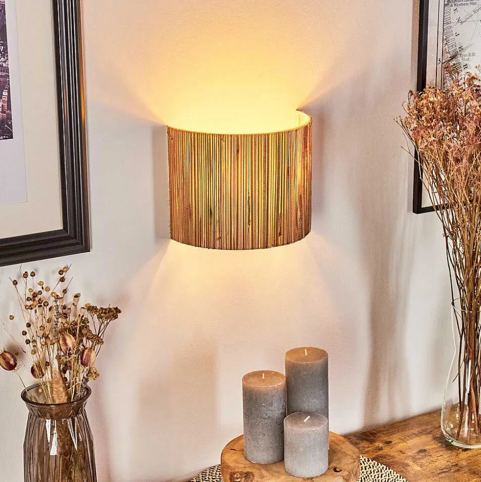 Applique Murale Bongal Noir, 2 Lumieres