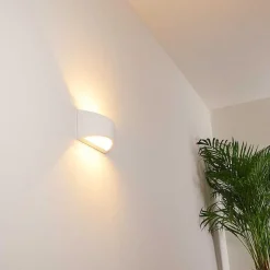 Applique Murale Braslo Blanc, 1 Lumiere