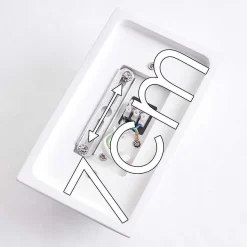 Applique Murale Braslo Blanc, 1 Lumiere