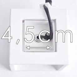 Applique Murale Braslo Blanc, 1 Lumiere