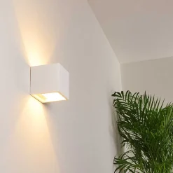 Applique Murale Braslo Blanc, 1 Lumiere