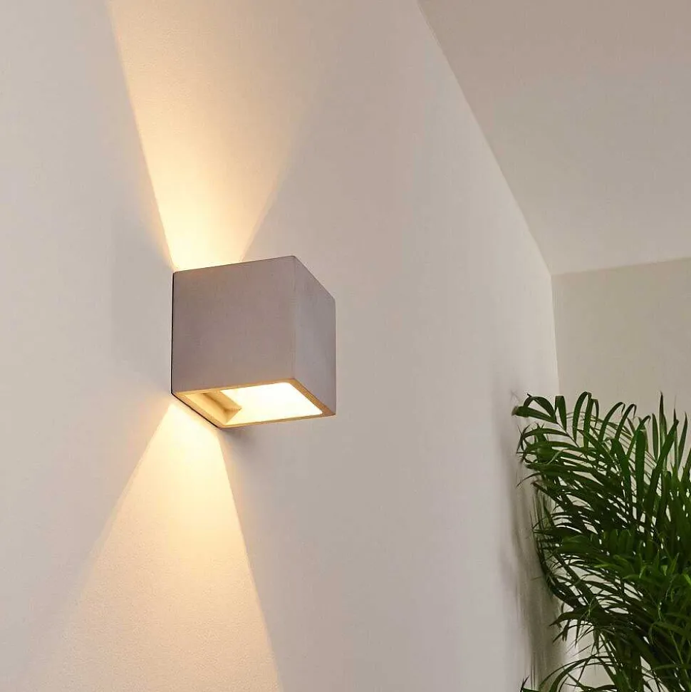 Applique Murale Braslo Gris, 1 Lumiere