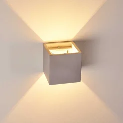 Applique Murale Braslo Gris, 1 Lumiere