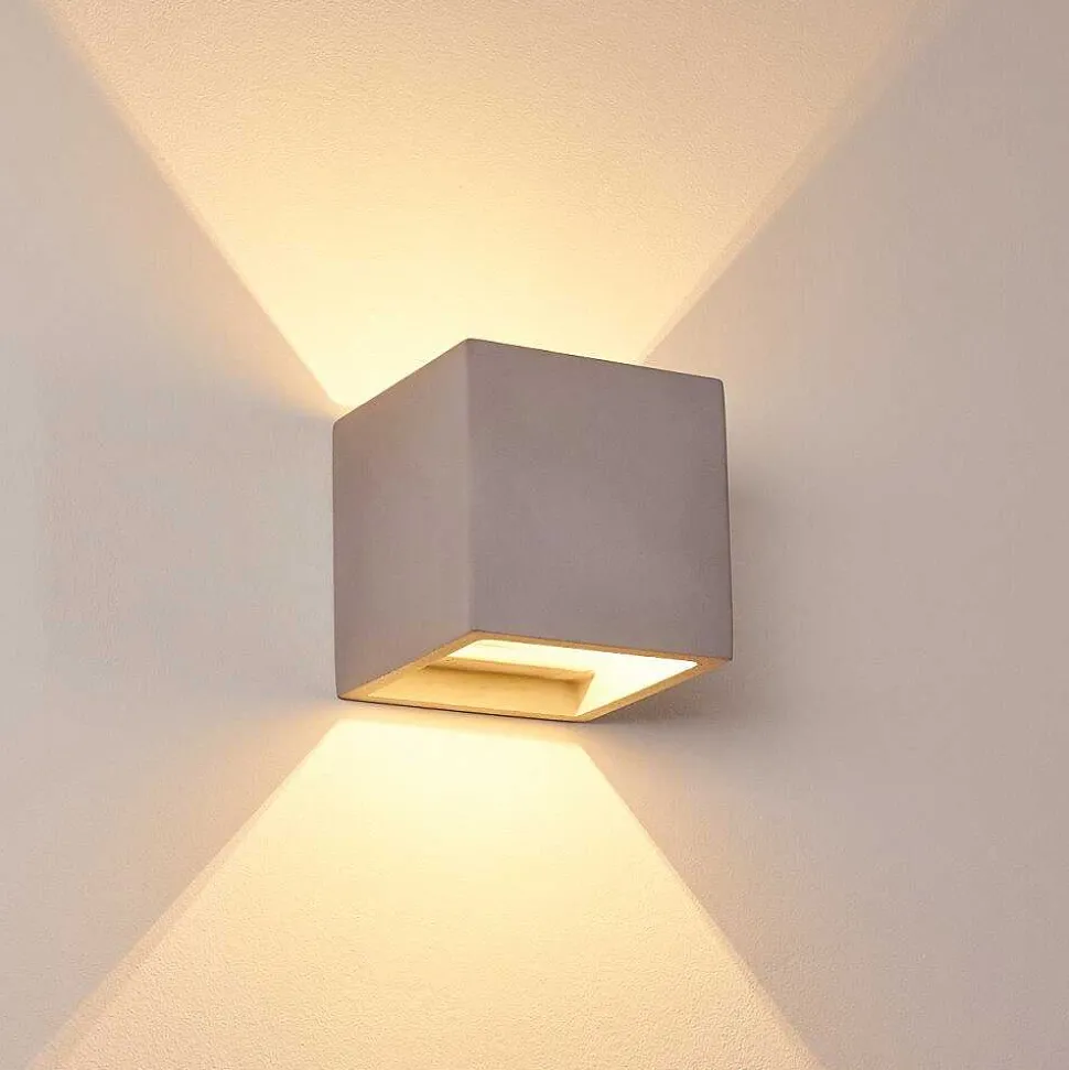 Applique Murale Braslo Gris, 1 Lumiere