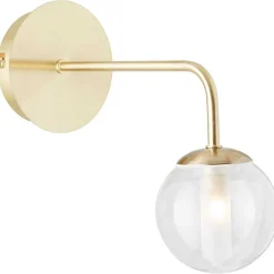 Applique Murale Brilliant Gitse Or, 1 Lumiere