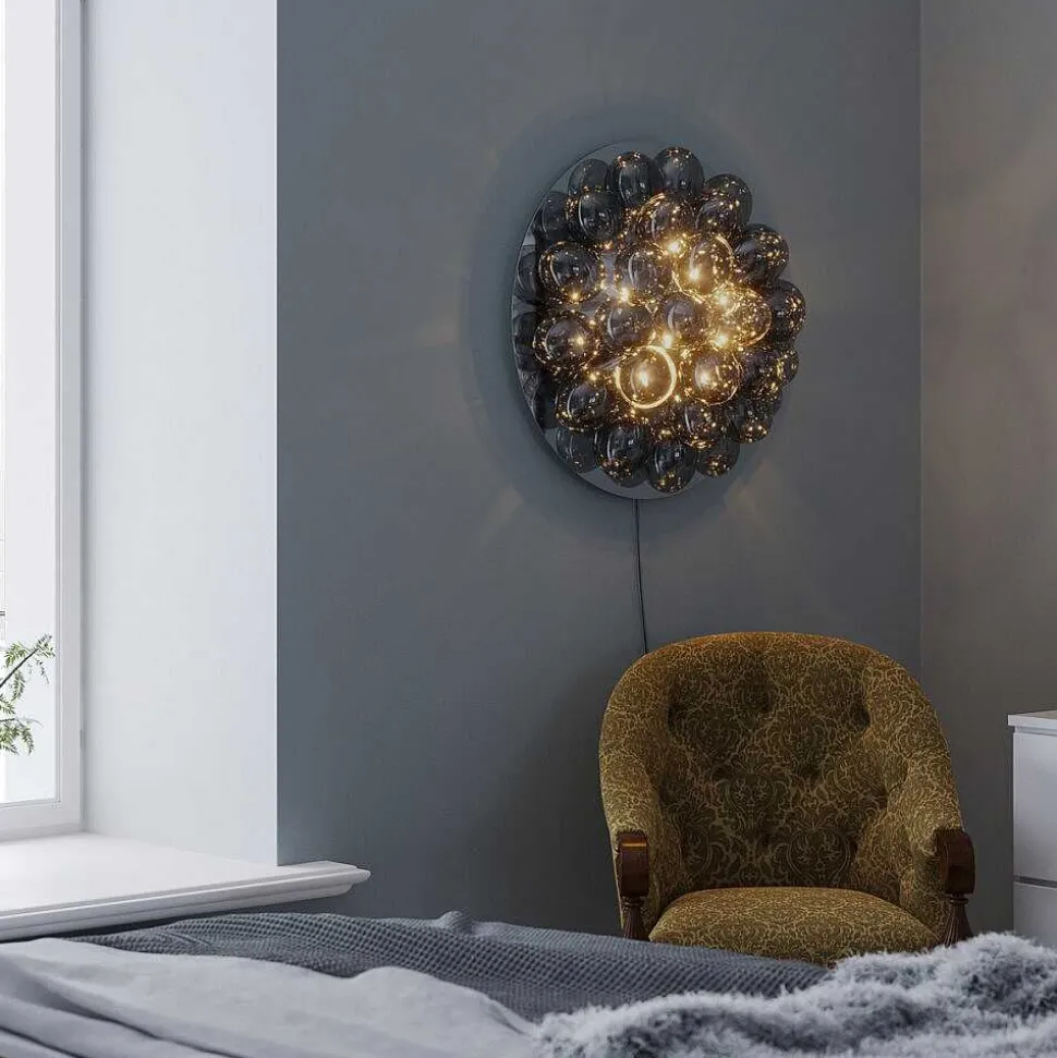 Applique Murale By Rydens Gross Chrome, 8 Lumieres