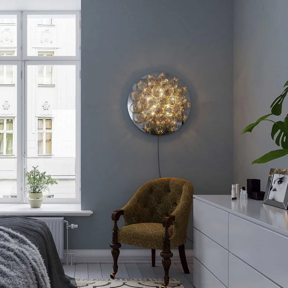 Applique Murale By Rydens Gross Chrome, 8 Lumieres