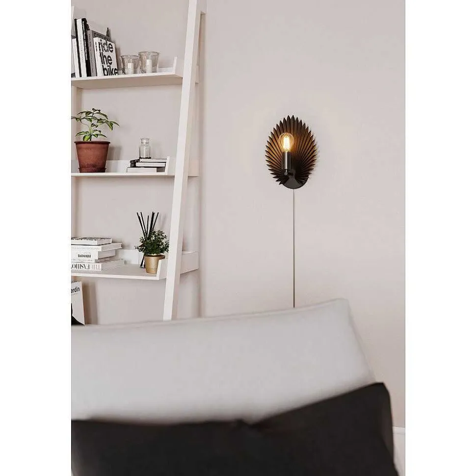 Applique Murale By Rydens Aruba Noir, 1 Lumiere