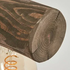 Applique Murale Canedo Bois Fonce, 1 Lumiere