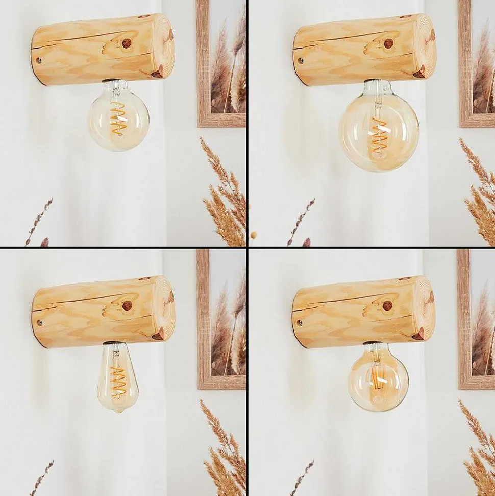 Applique Murale Canedo Brun, 1 Lumiere