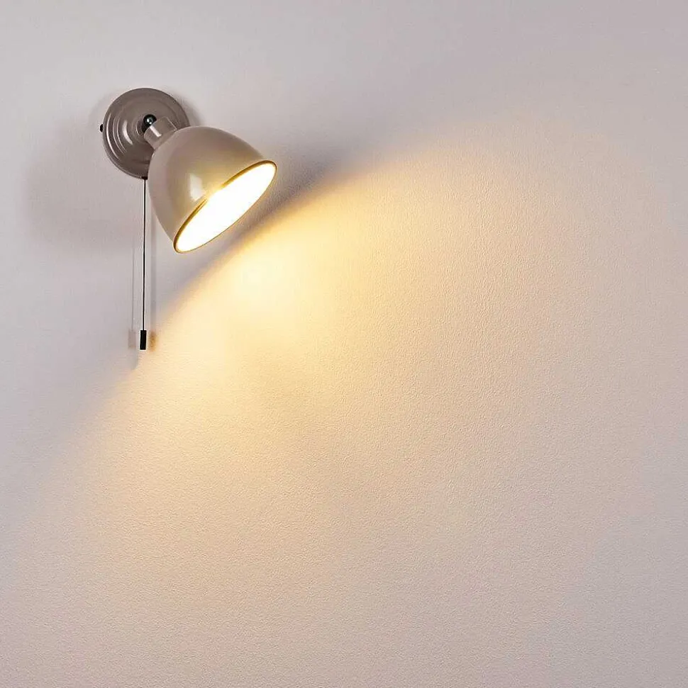 Applique Murale Catharine Gris, 1 Lumiere