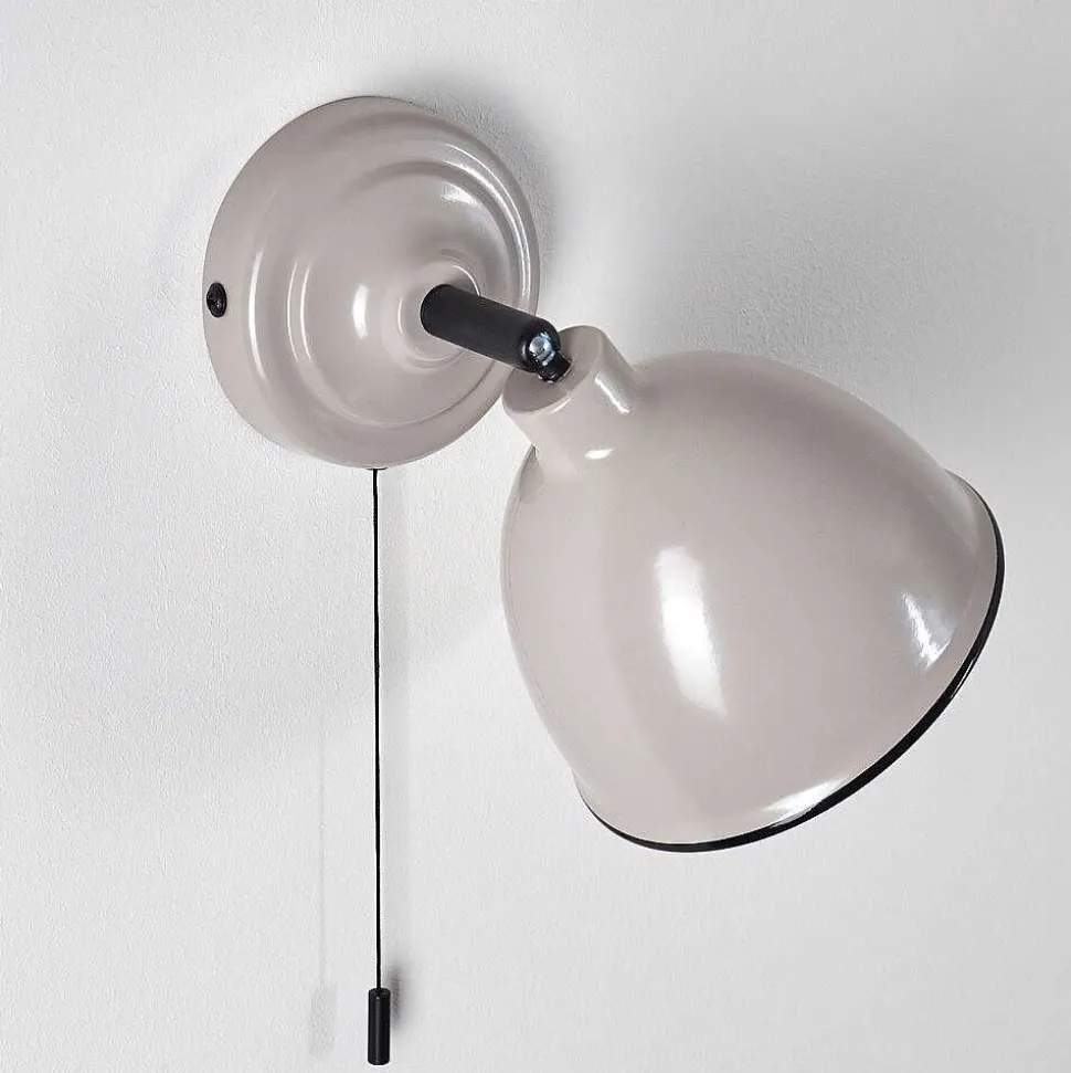 Applique Murale Catharine Gris, 1 Lumiere