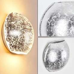 Applique Murale Concha Blanc, 1 Lumiere