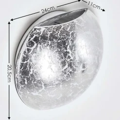 Applique Murale Concha Blanc, 1 Lumiere