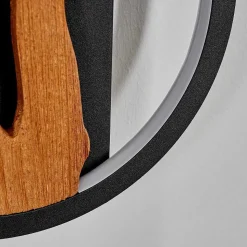 Applique Murale Cornol Led Ecru, Noir, 1 Lumiere