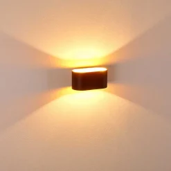 Applique Murale Dapp Noir Dore, 1 Lumiere