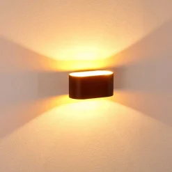 Applique Murale Dapp Noir Dore, 1 Lumiere