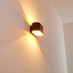 Applique Murale Dapp Noir Dore, 1 Lumiere