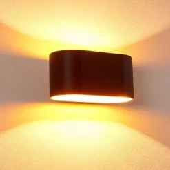 Applique Murale Dapp Noir Dore, 1 Lumiere