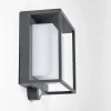 Applique Murale D'Exterieur Lansing Led Anthracite, 1 Lumiere, Detecteur De Mouvement