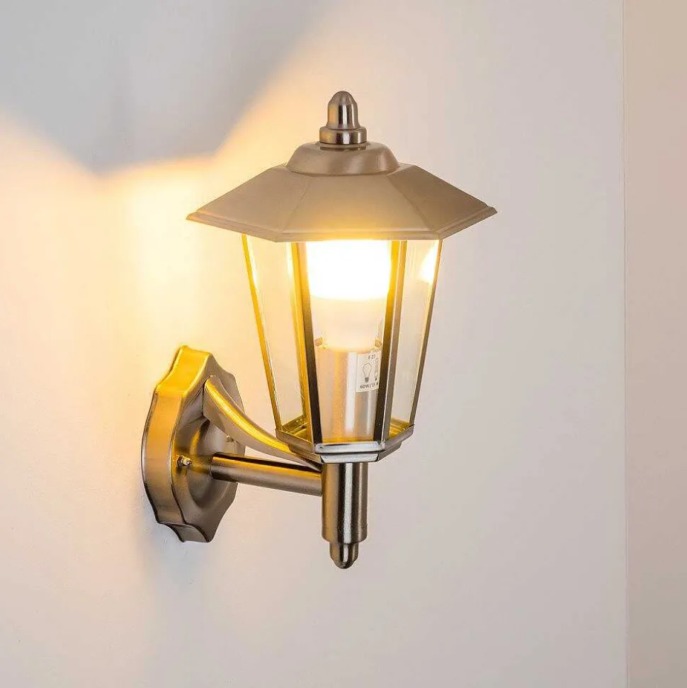 Applique Murale D'Exterieur Moskau Acier Inoxydable, 1 Lumiere