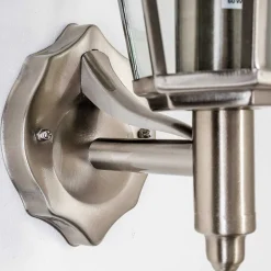 Applique Murale D'Exterieur Moskau Acier Inoxydable, 1 Lumiere