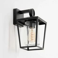 Applique Murale D'Exterieur Heinonen Noir, 1 Lumiere