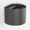 Applique Murale D'Exterieur Tamarin Led Anthracite, 2 Lumieres