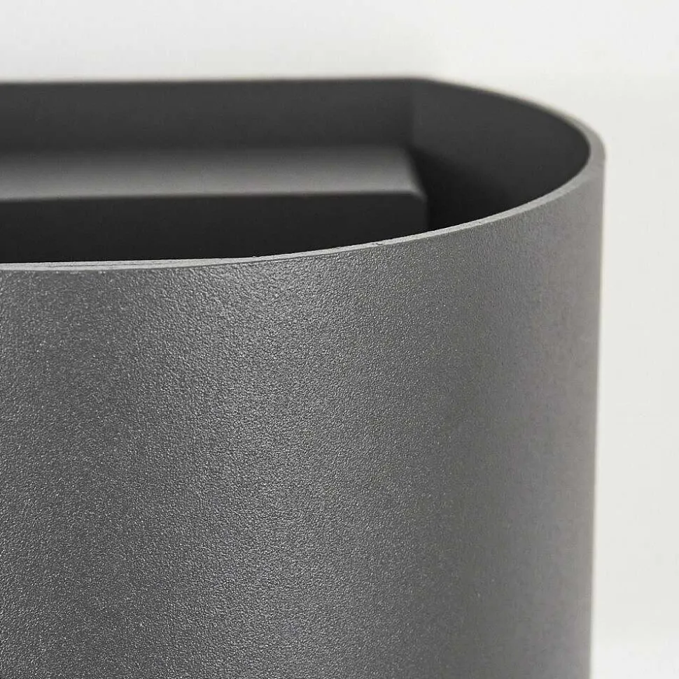 Applique Murale D'Exterieur Tamarin Led Anthracite, 2 Lumieres