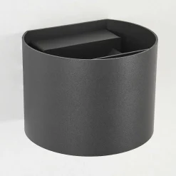 Applique Murale D'Exterieur Tamarin Led Anthracite, 2 Lumieres