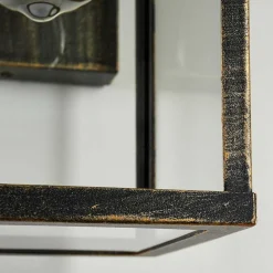 Applique Murale D'Exterieur Tieva Brun, Or, 1 Lumiere