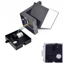 Applique Murale D'Exterieur Swanek Led Anthracite, 1 Lumiere