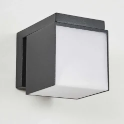 Applique Murale D'Exterieur Swanek Led Anthracite, 1 Lumiere