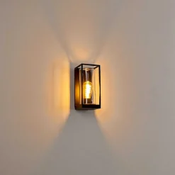 Applique Murale D'Exterieur Palanga Noir, 1 Lumiere