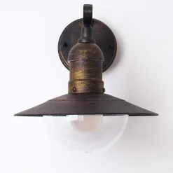 Applique Murale D\\'Exterieur Broni Rouille, 1 Lumiere