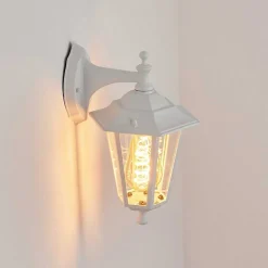 Applique Murale D'Exterieur Valtimo Blanc, 1 Lumiere