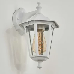 Applique Murale D'Exterieur Valtimo Blanc, 1 Lumiere