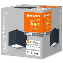 Applique Murale D'Exterieur Ledvance Smart+ Gris, 1 Lumiere