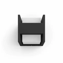 Applique Murale D'Exterieur Philips Hue White Fuzo Led Noir, 1 Lumiere