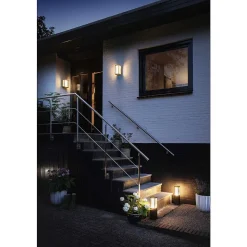 Applique Murale D'Exterieur Philips Hue White Fuzo Led Noir, 1 Lumiere