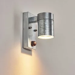 Applique Murale D'Exterieur Bessiebelle Zingue, 1 Lumiere, Detecteur De Mouvement