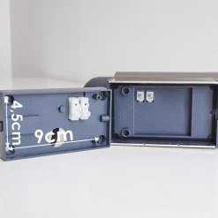 Applique Murale D'Exterieur Vason Led Acier Inoxydable, 1 Lumiere, Detecteur De Mouvement