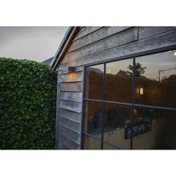 Applique Murale D'Exterieur Lutec Gemini Led Anthracite, 2 Lumieres, Changeur De Couleurs