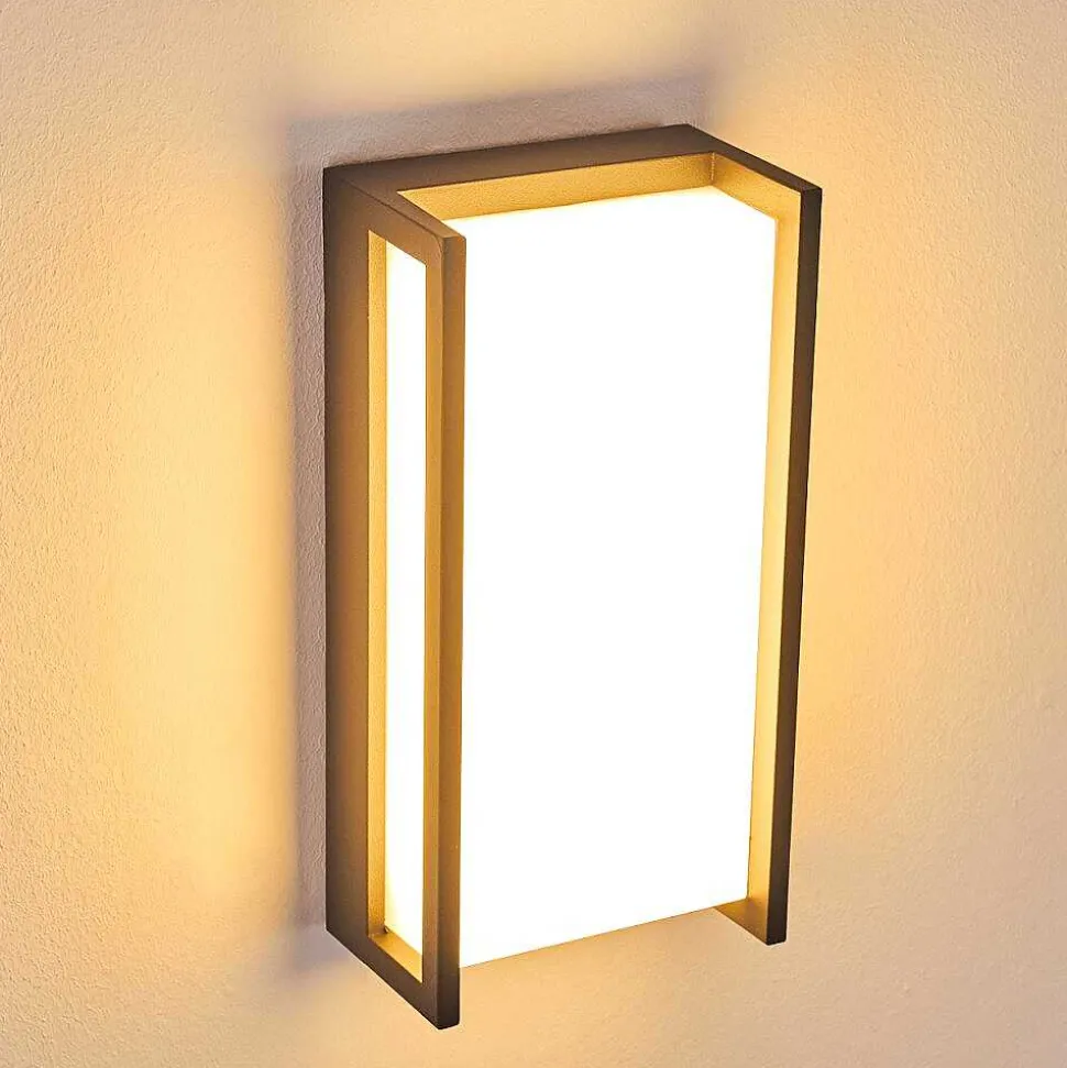 Applique Murale D'Exterieur Skove Led Anthracite, 1 Lumiere